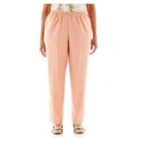 women's pants Alfred Dunner pull on Amalfi Coast size 18 NEW